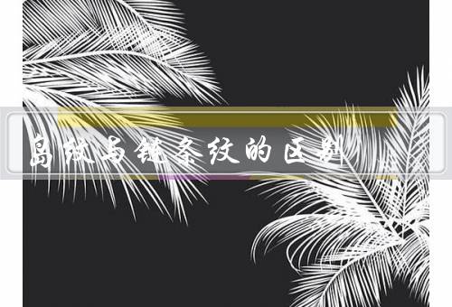 岛纹与链条纹的区别（链条纹／与链条纹的区别）