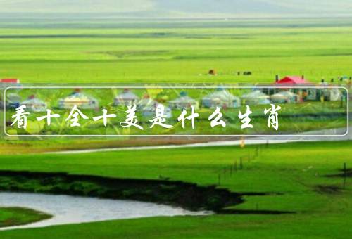 看十全十美是什么生肖，什么是“十全十美”