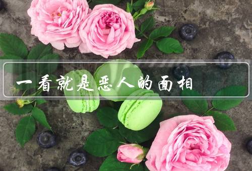 一看就是恶人的面相，面容特征、眼神、微表情