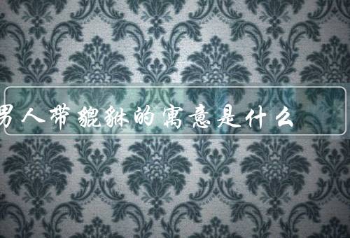 男人带貔貅的寓意是什么，辟邪驱凶之意／招财纳福之意