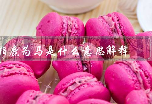 指鹿为马是什么意思解释，起源／意义／应用