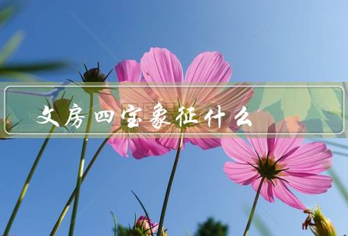 文房四宝象征什么（笔、墨、纸）