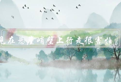 梦见在悬崖峭壁上行走很害怕，悬崖险境／心理承受／战胜恐惧