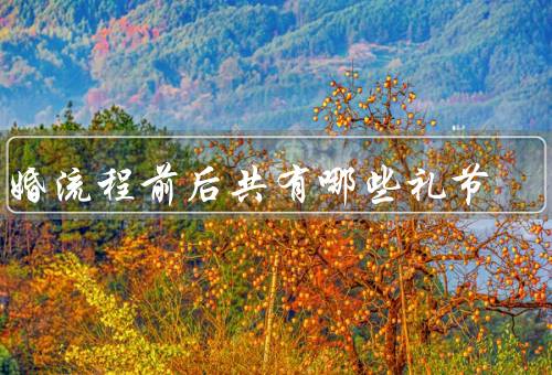 结婚流程前后共有哪些礼节，求婚礼节／筹备礼节／仪式礼节