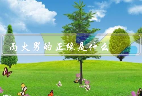 丙火男的正缘是什么，初识相逢／心灵契合／相守一生