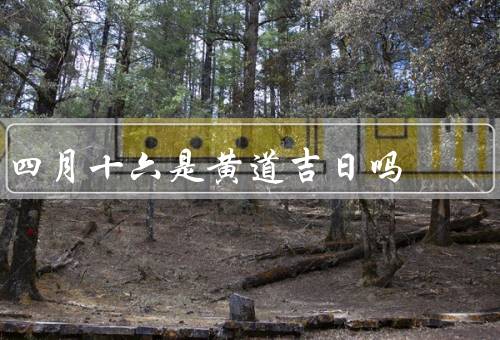 四月十六是黄道吉日吗（历史背景、黄道吉日定义、吉凶分析）