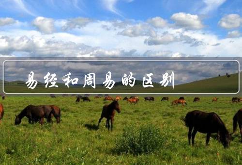 易经和周易的区别，概念／关系／特点