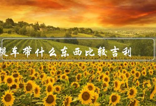 提车带什么东西比较吉利，车内摆放吉祥物／挂车挂饰／车载香水