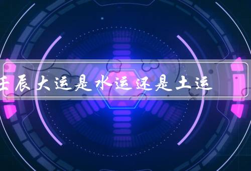壬辰大运是水运还是土运（基本属性／五行属性／实际表现）