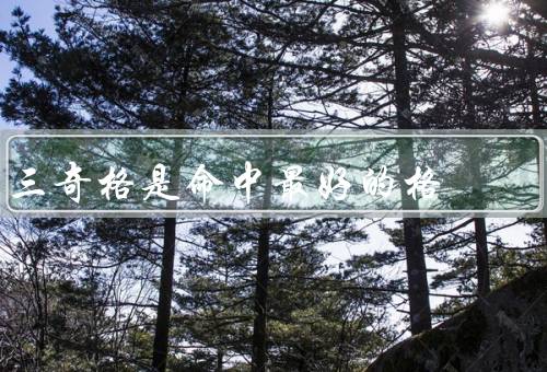 三奇格是命中最好的格（含义、意义、启示）