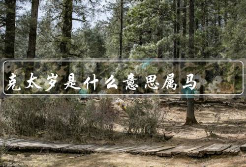 克太岁是什么意思属马，什么是克太岁、属马人如何避免冲撞太岁