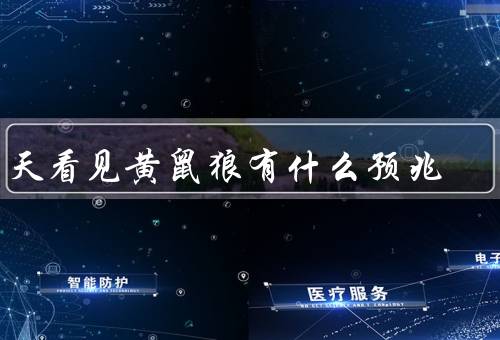 白天看见黄鼠狼有什么预兆，黄鼠狼的象征意义、迷信与科学的冲突