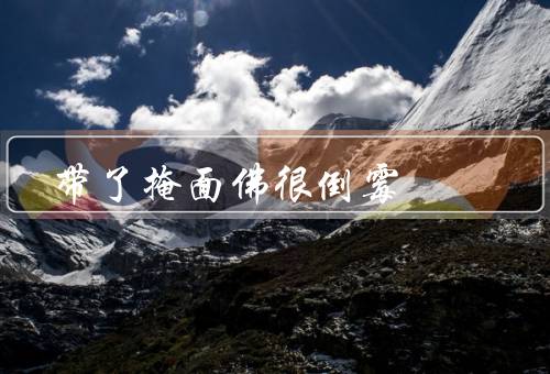 带了掩面佛很倒霉（不速之客、电器故障、意外事故）