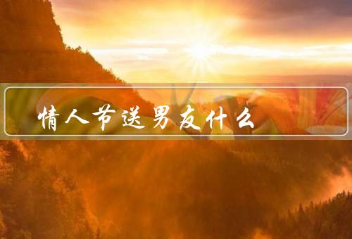 情人节送男友什么（男友的兴趣爱好／手工制作的礼物／浪漫的约会）