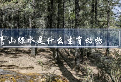 青山绿水是什么生肖动物（生物多样性／生态平衡／人文价值）