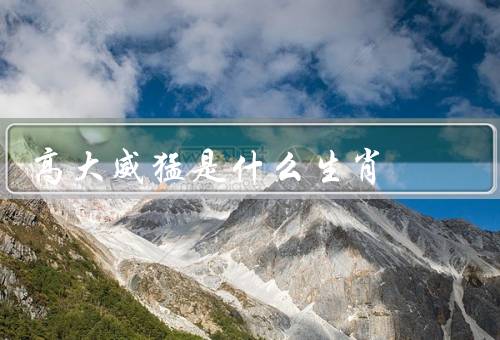 高大威猛是什么生肖，龙的特征、象征