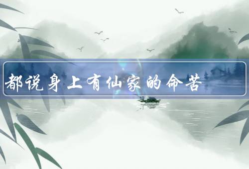 都说身上有仙家的命苦（命运的起点／困境的重重／心态的转变）