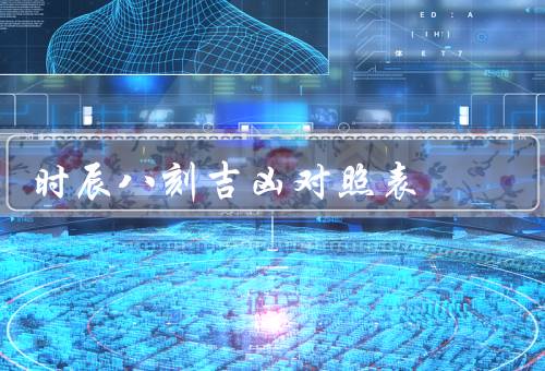 时辰八刻吉凶对照表，概述、吉凶评定、结语