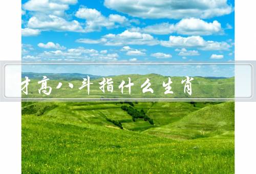 才高八斗指什么生肖（人的个性特质、学术成就、职业发展）