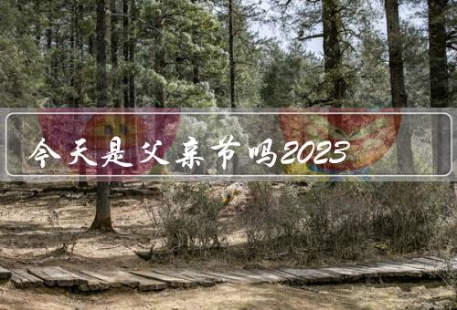 今天是父亲节吗2023（父亲节的由来、表达爱意的方式）