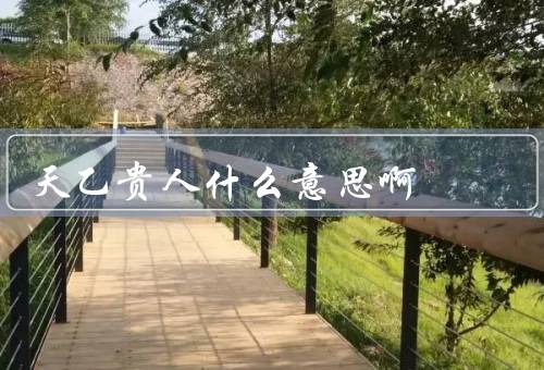 天乙贵人什么意思啊（含义／影响／应用）