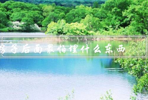 房子后面最怕埋什么东西（房屋的安全隐患／环境污染／恶劣）