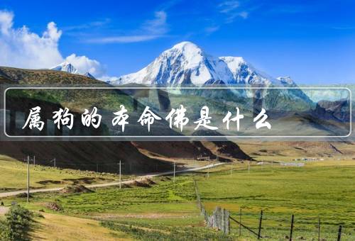 属狗的本命佛是什么，本命佛——菩萨／与菩萨的关系