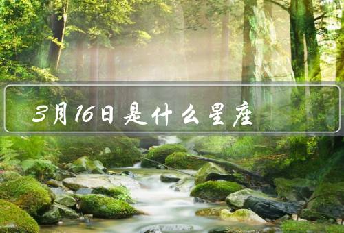 3月16日是什么星座，双鱼座特点、特点、职业选择