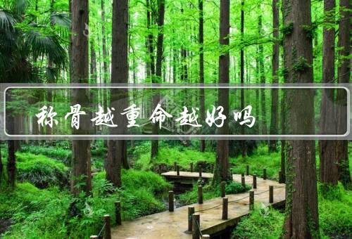 称骨越重命越好吗，称骨越重是否意味着命运更好？