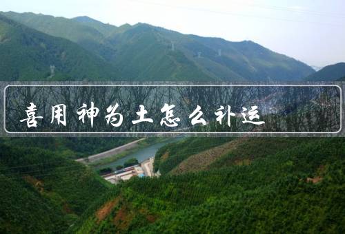喜用神为土怎么补运，意义、调整方法、运势改善