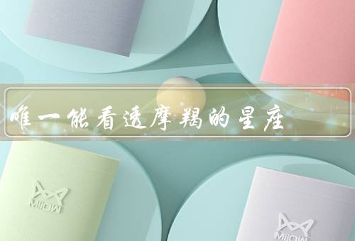 唯一能看透摩羯的星座，双鱼座
