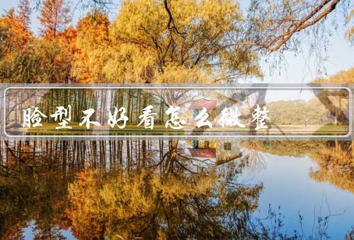 脸型不好看怎么微整，脸型分析／圆脸／方脸