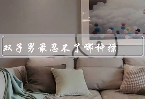双子男最忍不了哪种撩，直接的撩拨／缺乏智慧的撩拨／粘人的撩拨