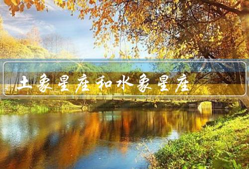 土象星座和水象星座，水象／和水象星座的区别