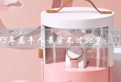 85年属牛人最穷不过36岁（属牛人的经济状况／消费观念的影响）