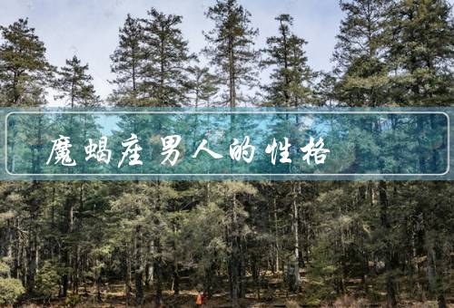 魔蝎座男人的性格，自信与魅力、坚韧与决心、深情与神秘