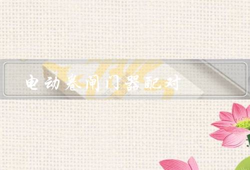 电动卷闸门遥控器配对，连接／同步操作／注意事项