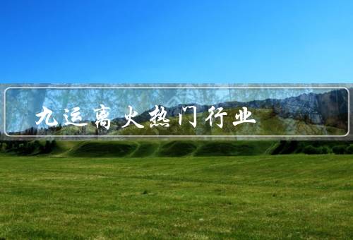 九运离火热门行业（电子商务、互联网金融、人工智能）