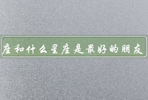 天秤座和什么星座是最好的朋友，友谊／共同点／互补之处