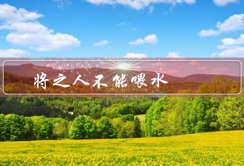 将死之人不能喂水（喂水的危害、保持口腔湿润、关注患者的心理需求）