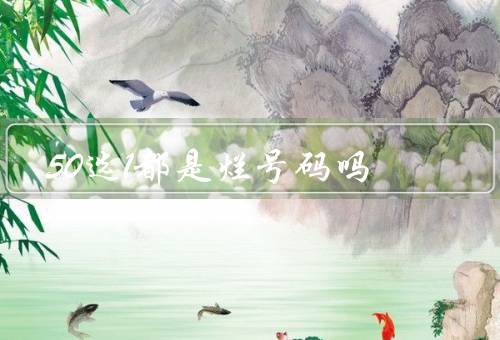 50选1都是烂号码吗（方式的合理性／中奖号码的分析／技巧的应用）