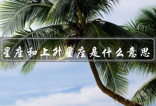月亮星座和上升星座是什么意思，上升／和上升星座