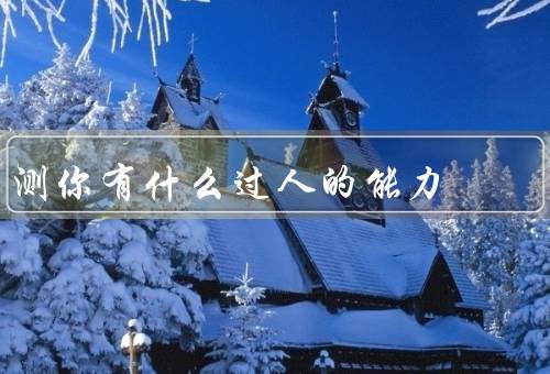 测你有什么过人的能力，直观洞察力／沟通能力／创造力
