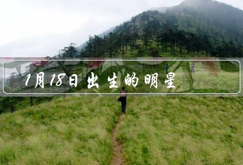 1月18日出生的明星（刘诗诗／杜淳／林志颖）