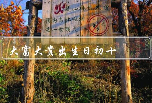 大富大贵出生日初十，财运亨通、享受奢华生活、慈善回馈