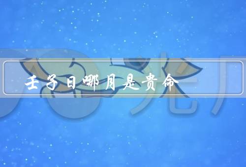 壬子日哪月是贵命（壬子日的特点、贵命月份：寅月、其他月份的命运）