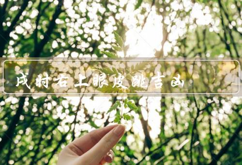 戌时右上眼皮跳吉凶，吉凶象征、不好预兆、科学解释