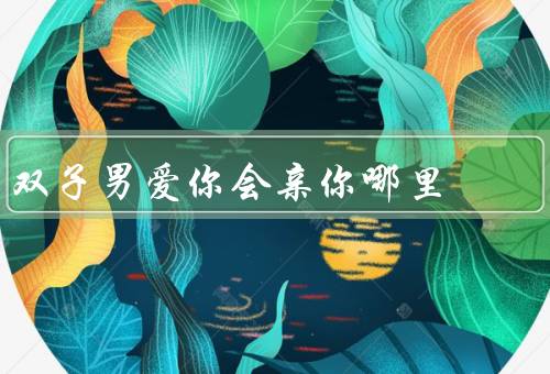 双子男爱你会亲你哪里，脖子／嘴唇／手