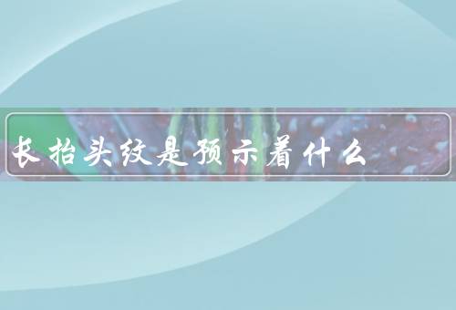 长抬头纹是预示着什么，皮肤老化／压力过大／眼睛用力过度