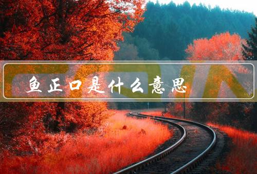 死鱼正口是什么意思，原因、意义、如何处理